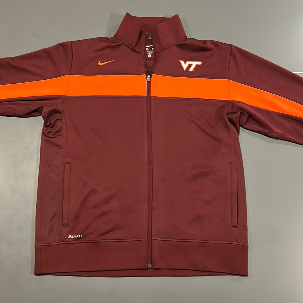 Virginia Tech Nike Dri-Fit Zip-up Jacket